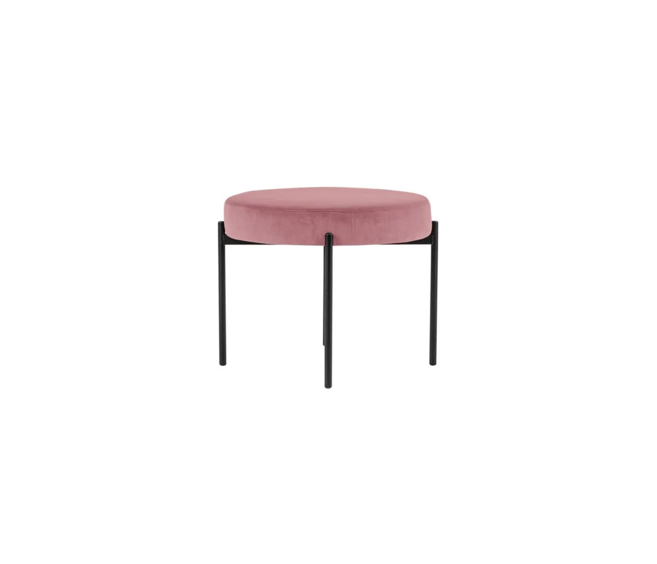 Benk PAPERFLOW Gaia rund rosa