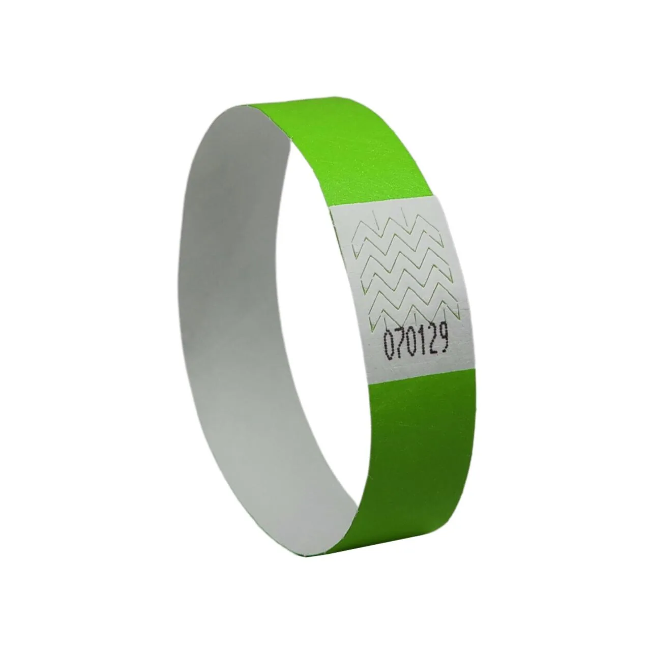 Armbånd TYVEK nummererte grønn (500)