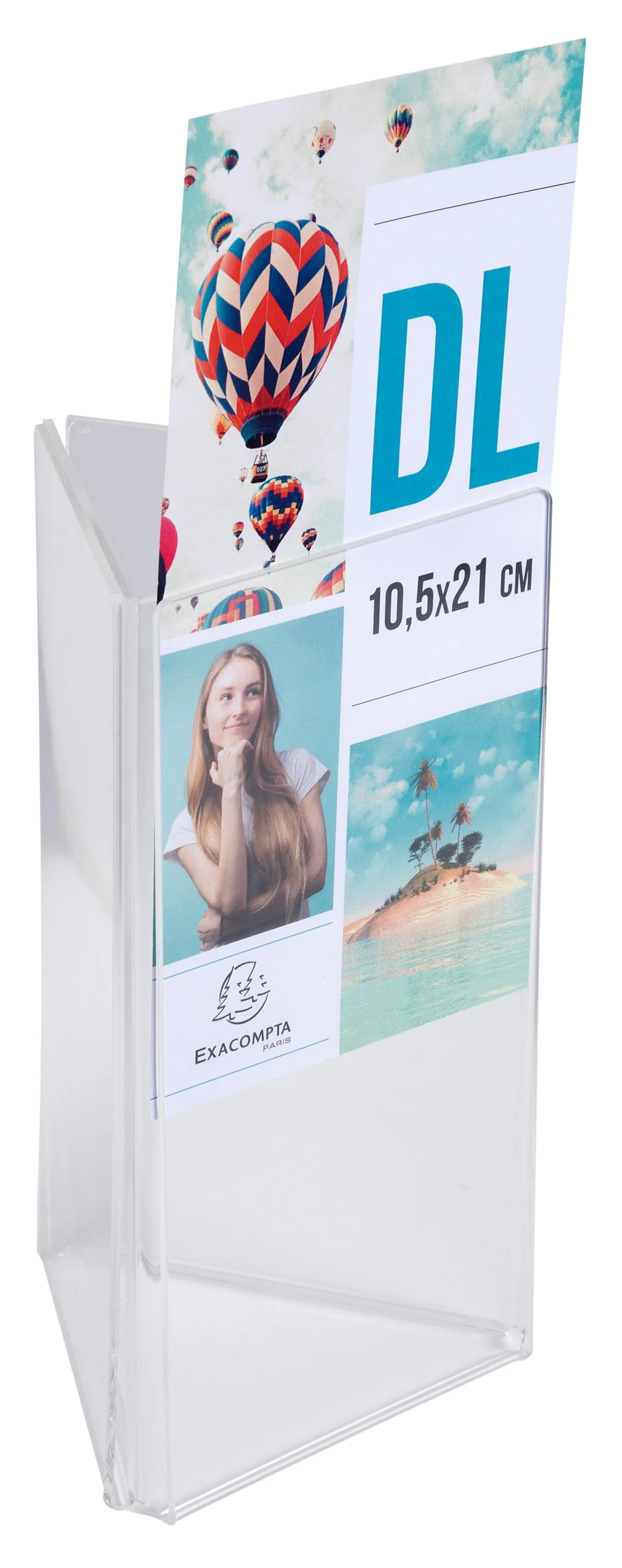 Menyholder EXACOMPTA triangel 9x21cm