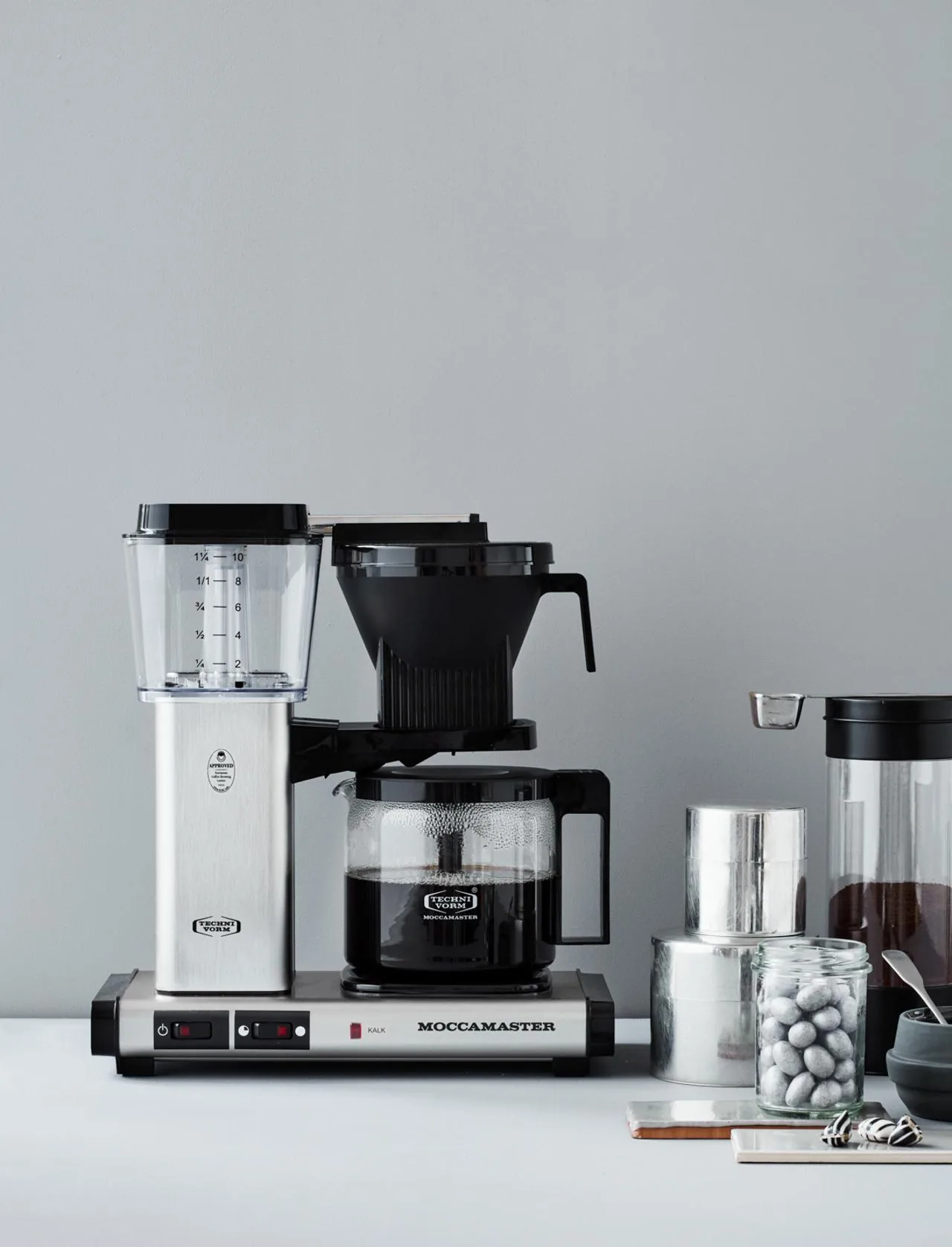 Kaffetrakter MOCCAMASTER Auto børstet s