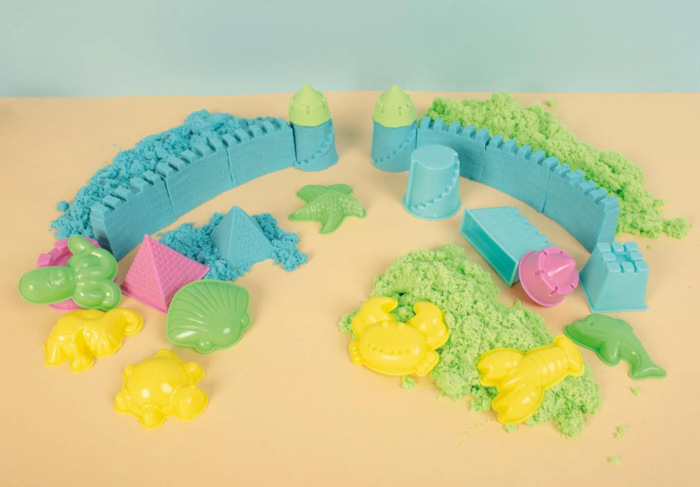 Sand PLAYBOX kinetisk farget