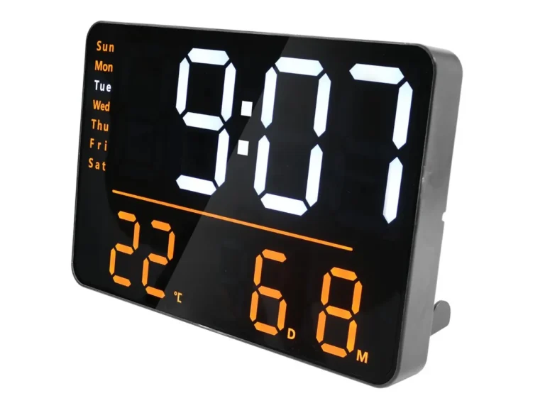 Klokke UNILUX Numi LED sort - Bilde 2