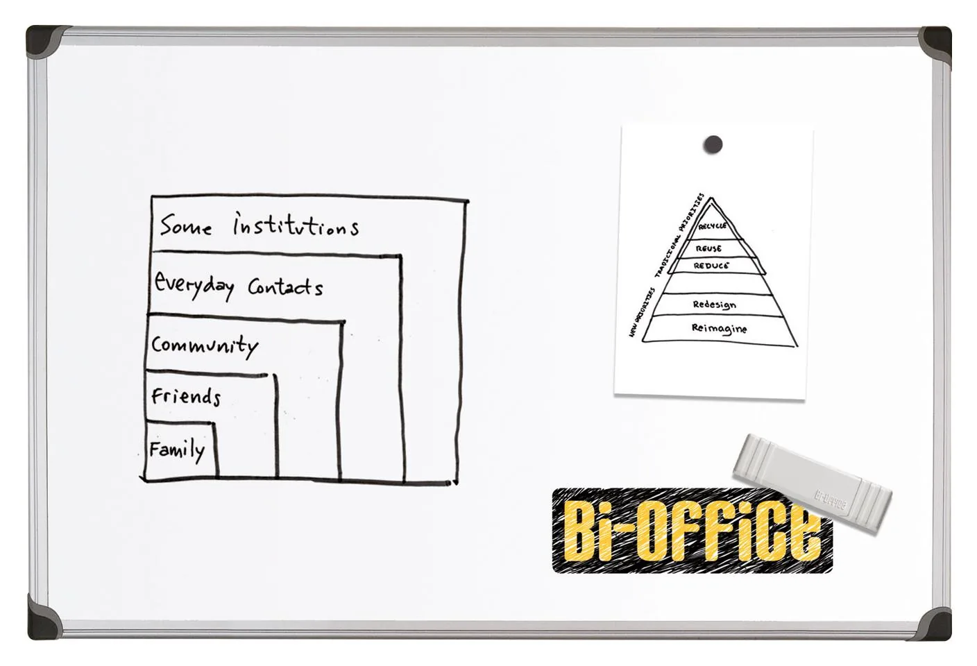 Whiteboard EARTH-IT Maya W 180x90 emalje