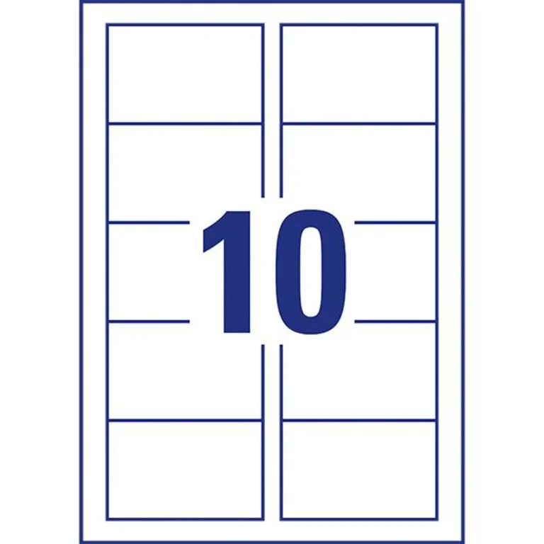 Visittkort AVERY 85x54mm matt hvit (250) - Bilde 3