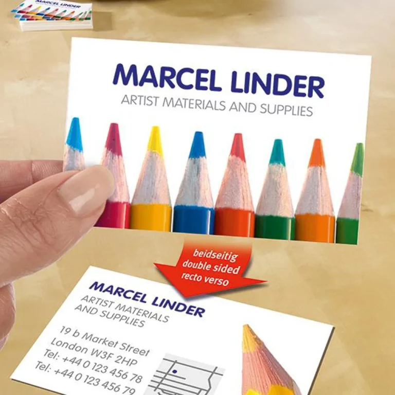 Visittkort AVERY 85x54mm matt hvit (250) - Bilde 4
