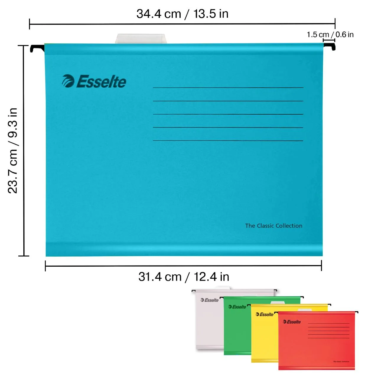 Hengemappe ESSELTE Standard A4 blå