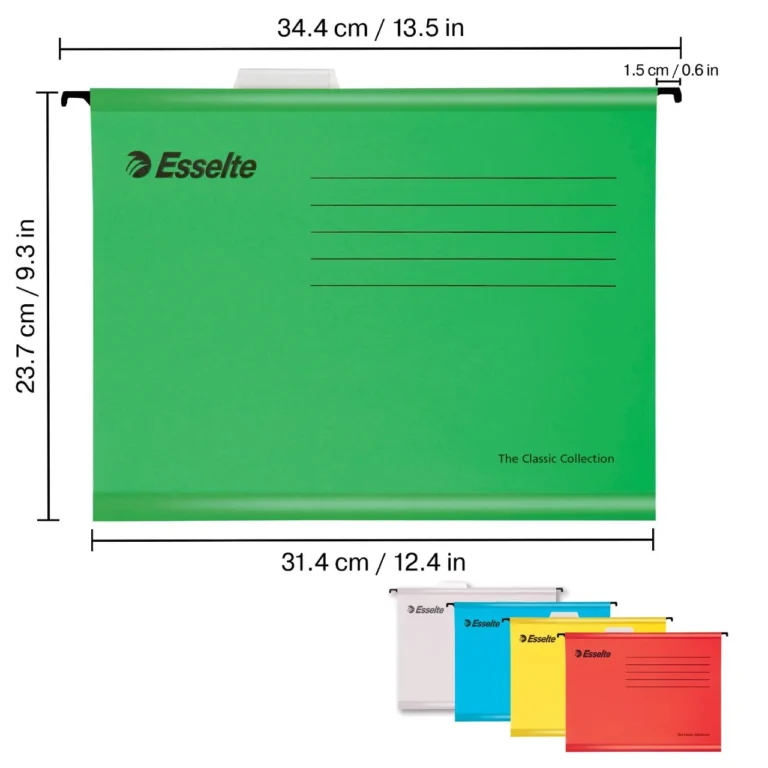 Hengemappe ESSELTE Standard A4 rød - Bilde 2