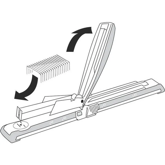 Stiftemaskin LEITZ 5560 40 ark lang arm - Bilde 4