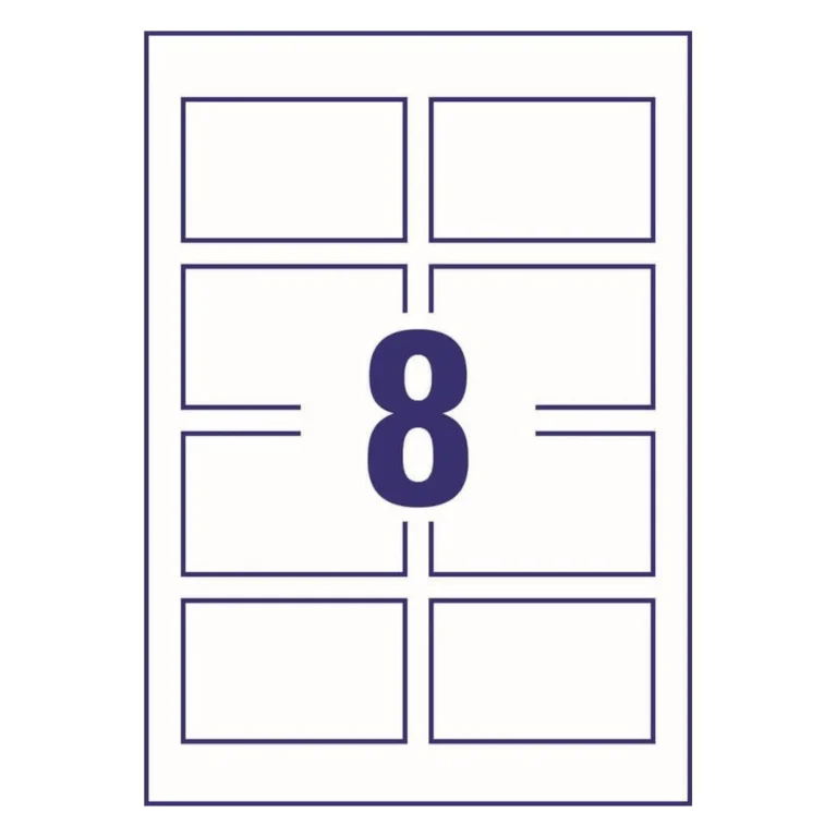 Visittkort AVERY inkjet 85x54 260g (200) - Bilde 2