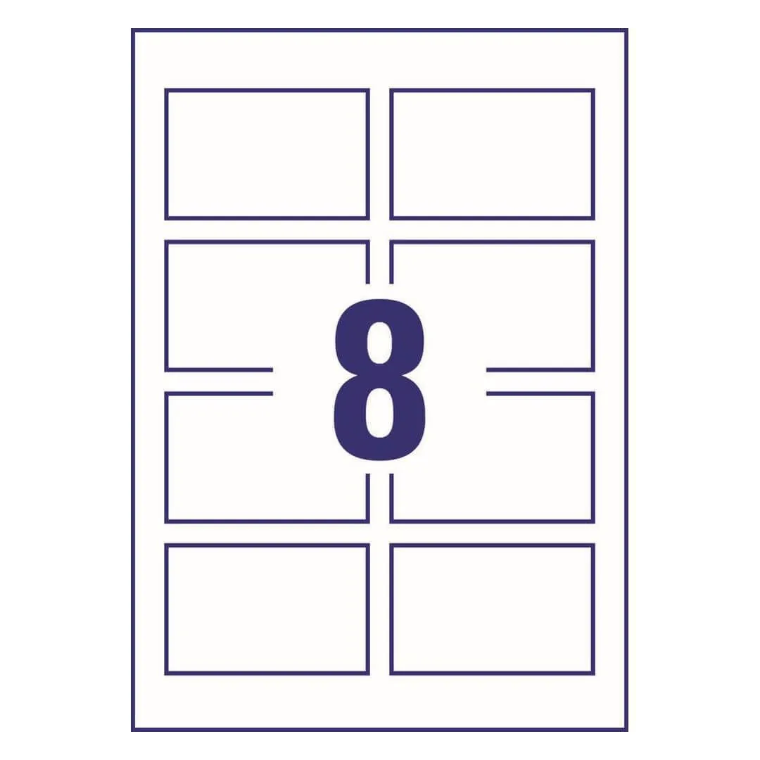 Visittkort AVERY inkjet 85x54 260g (200)