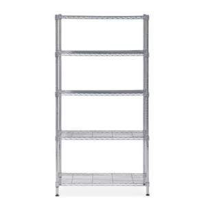 Trådhylle ALBA 5 hyller 200x90x35cm chro