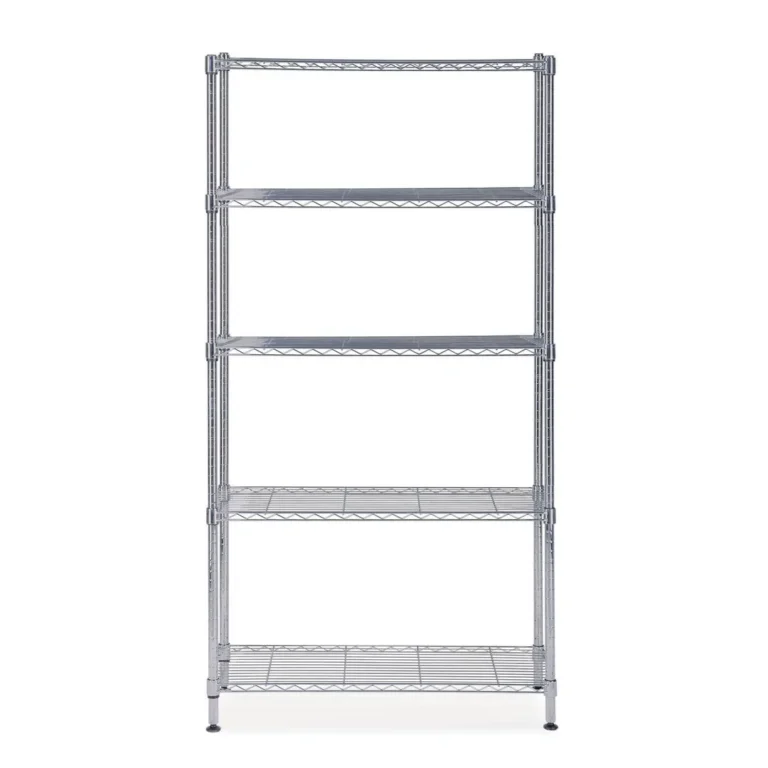 Trådhylle ALBA 5 hyller 200x90x35cm chro